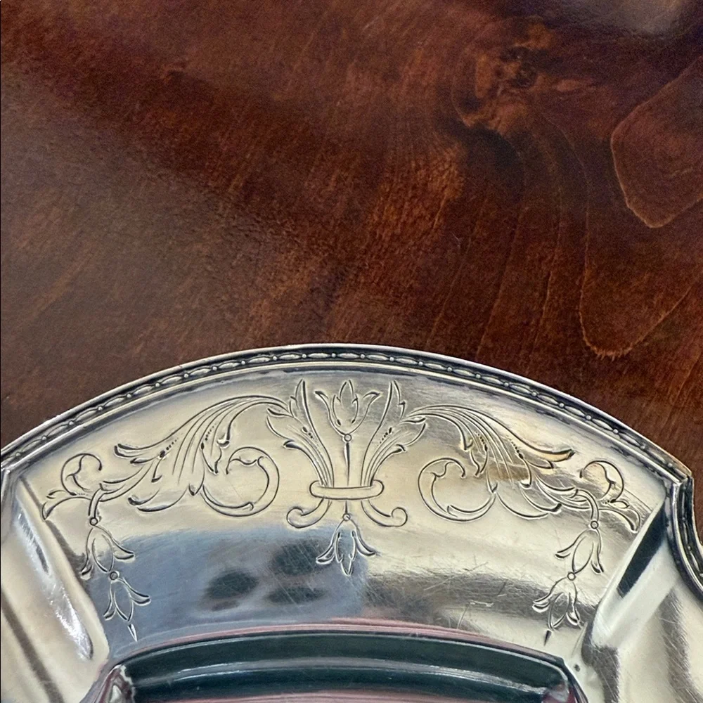 W.D.SMIDT Co.Elegant Silver Plated Serving Tray, EUC